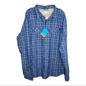 Columbia Men’s Size XL Silver Ridge Plaid Long Sleeve Shirt